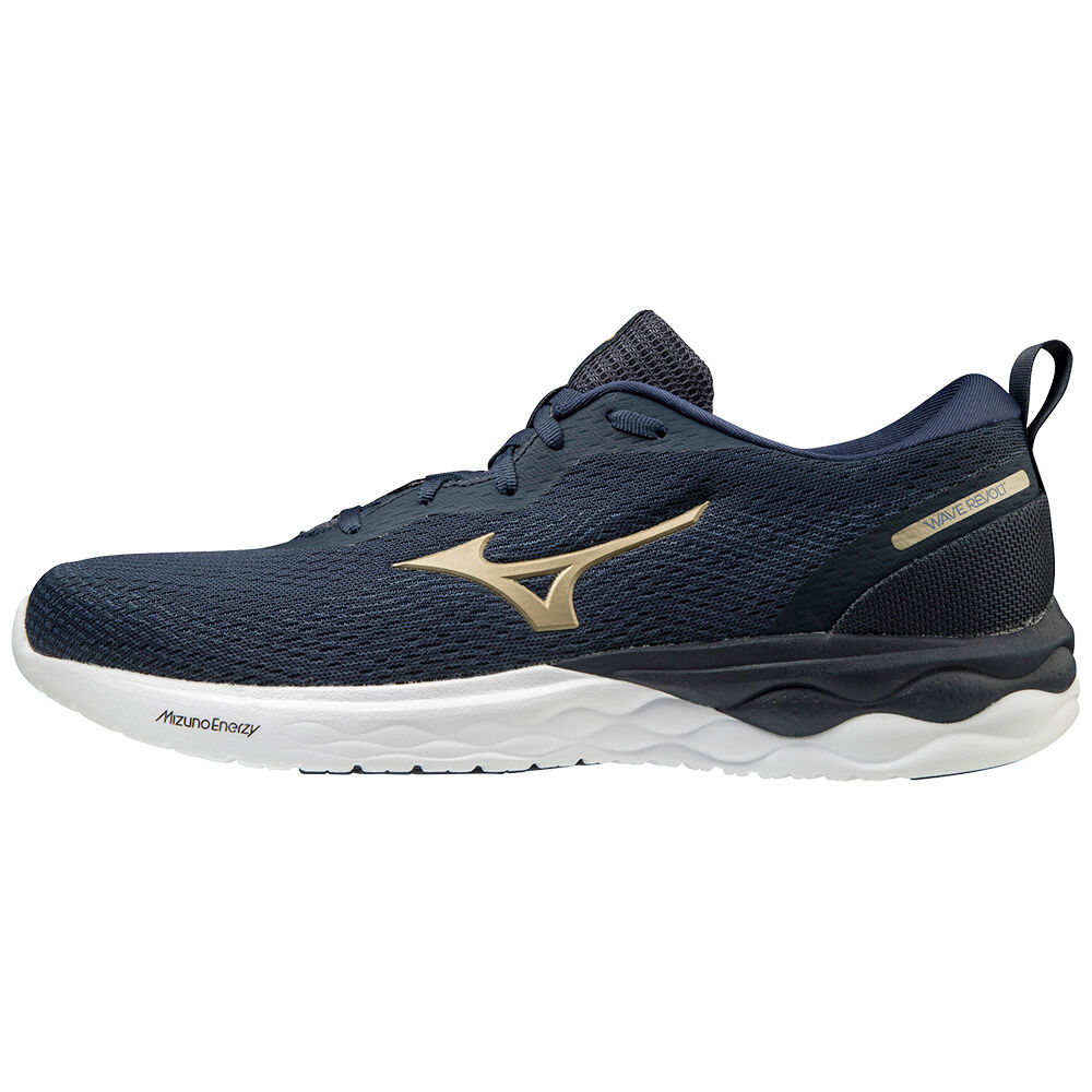 Zapatillas Running Mizuno Wave Revolt Hombre Indigo Ofertas POJC-24798